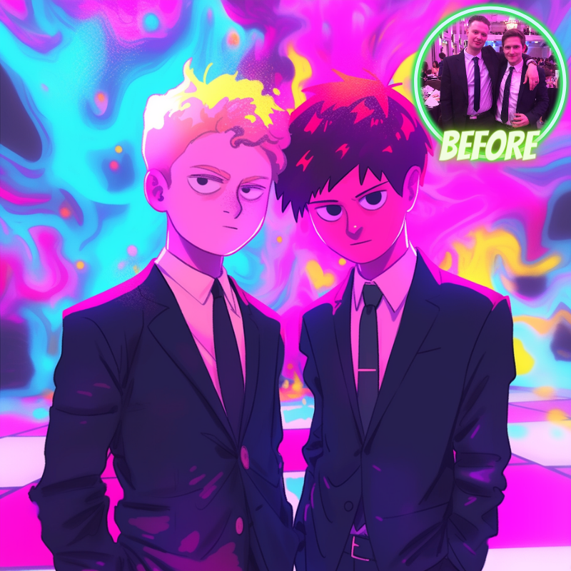 custom anime portrait, anime posters, anime portraits, mob psycho posters, mob psycho portraits, custom mob psycho portraits, custom mob psycho posters, customer photo