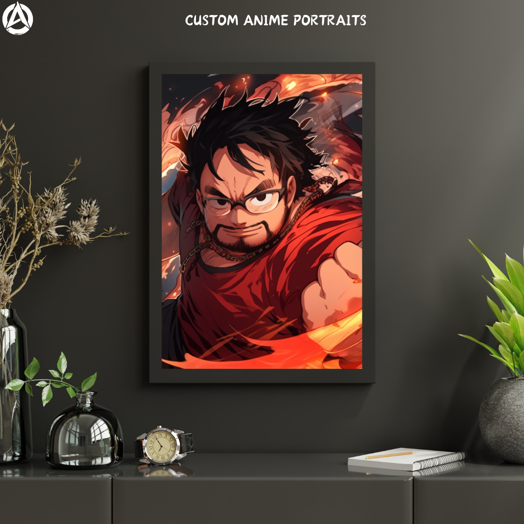 Animize || Personalized One Piece Style Anime Poster || Custom Anime Portraits-Animize-Custom anime portraits maker, Custom anime couple portrait, Anime portrait shop, Custom anime portraits online, Custom anime portraits free, Anime portraits generator, Anime portrait drawing