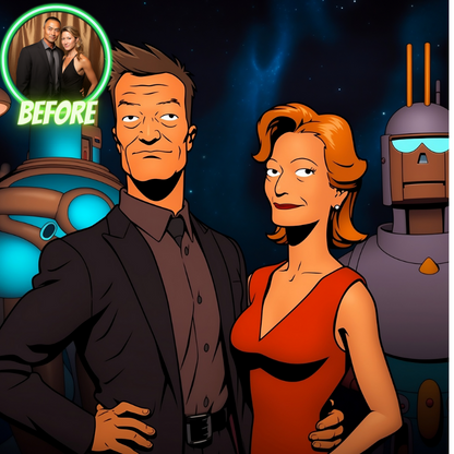 Animize || Personalized Futurama Style Poster