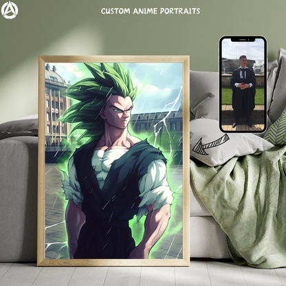 Animize || Personalized Dragon Ball Z Style Anime Posters || Custom Anime Portraits