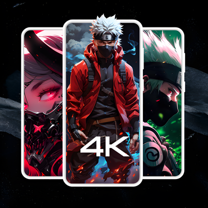 5 Pack Anime Wallpaper | Digital Files | iOS & ANDROID