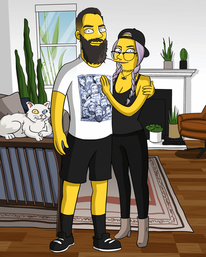 Animize || Personalized Simpsons Style Posters