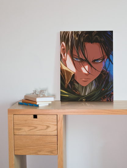 Anime Posters, Anime Metal Posters, Attack on Titan Poster, AOT Metal Poster, AOT Posters, Eren Poster, Levi Poster, Mikasa Poster, Custom Anime Posters