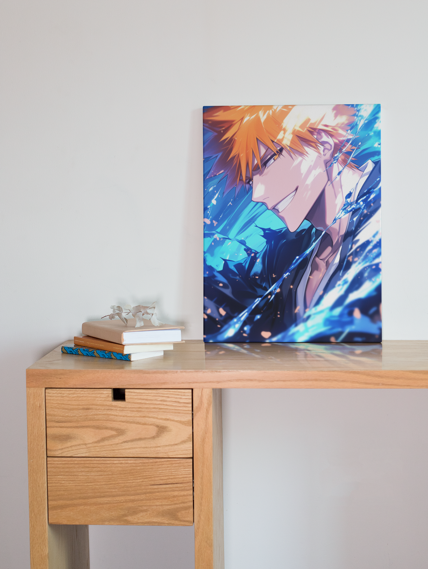 Anime Posters, Anime Metal Posters, Bleach Posters, Ichigo Posters, Rukia Posters, Bleach TYBW poster, Kenpachi Poster, Ichigo Smiling,Custom Anime Posters, bleach TYBW Metal Poster