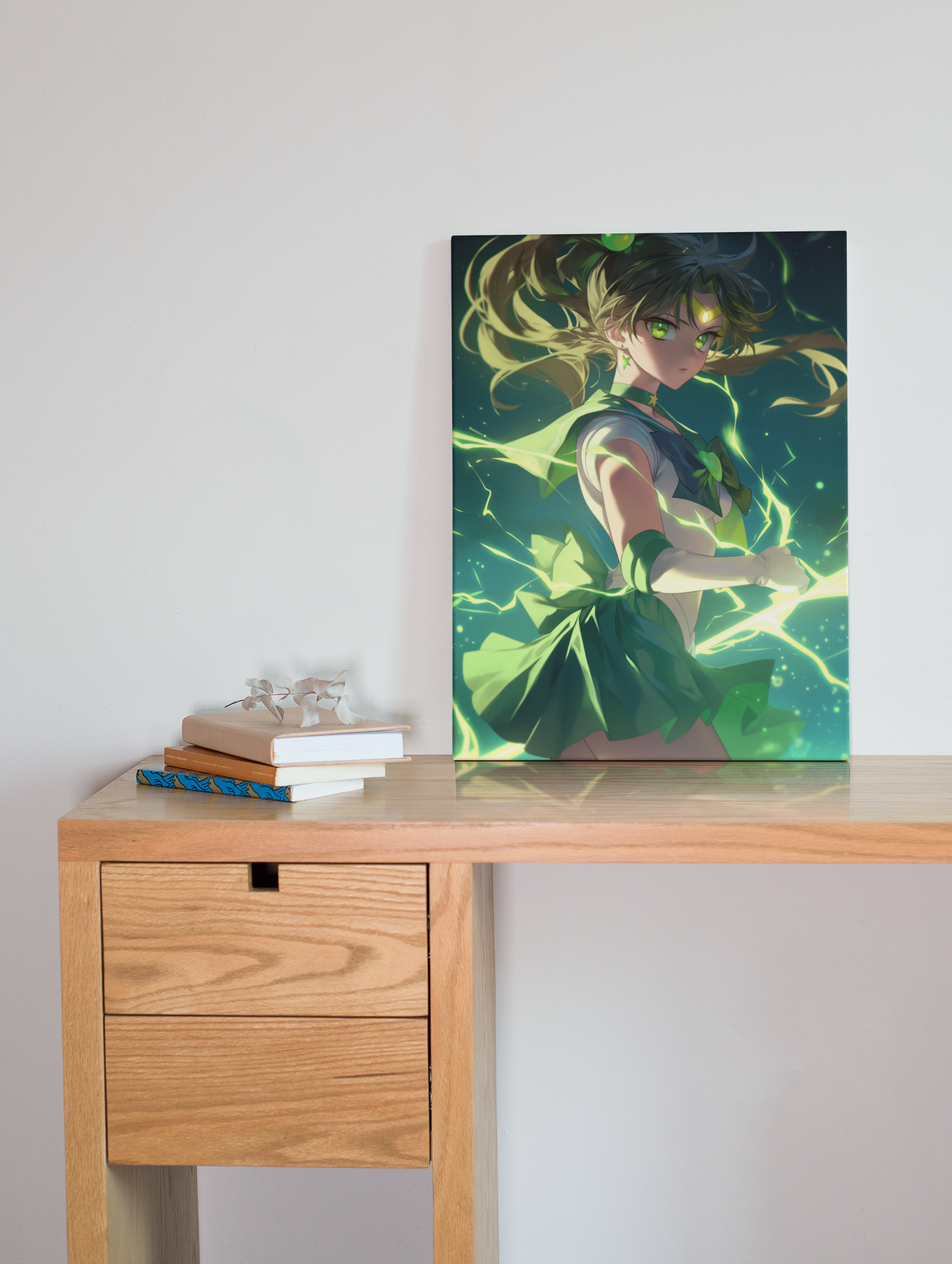 Sailor Moon - Makoto Kino - Green Queen - Metal Anime Poster