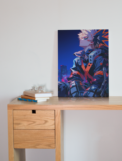 My Hero Academia - Katsuki Bakugo - Hero In My Own Way - Metal Anime Poster