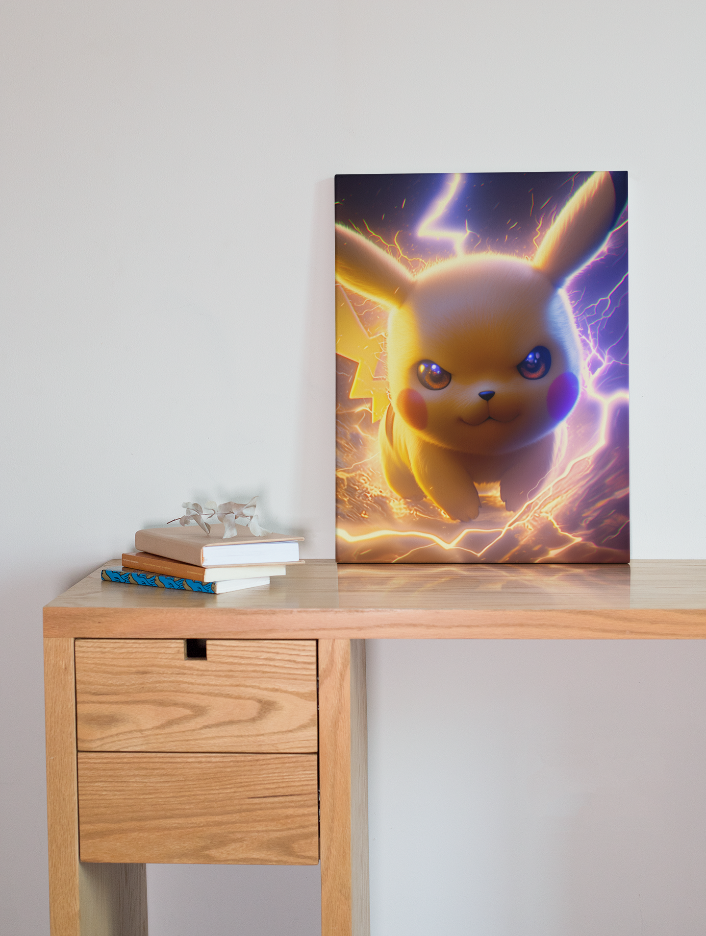 Pokemon - Pikachu - Thunderbolt - Metal Anime Poster