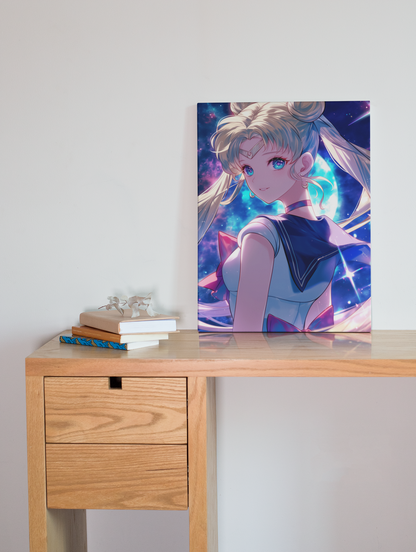 Sailor Moon - Usagi Tsukino - Sparkling Blue - Metal Anime Poster