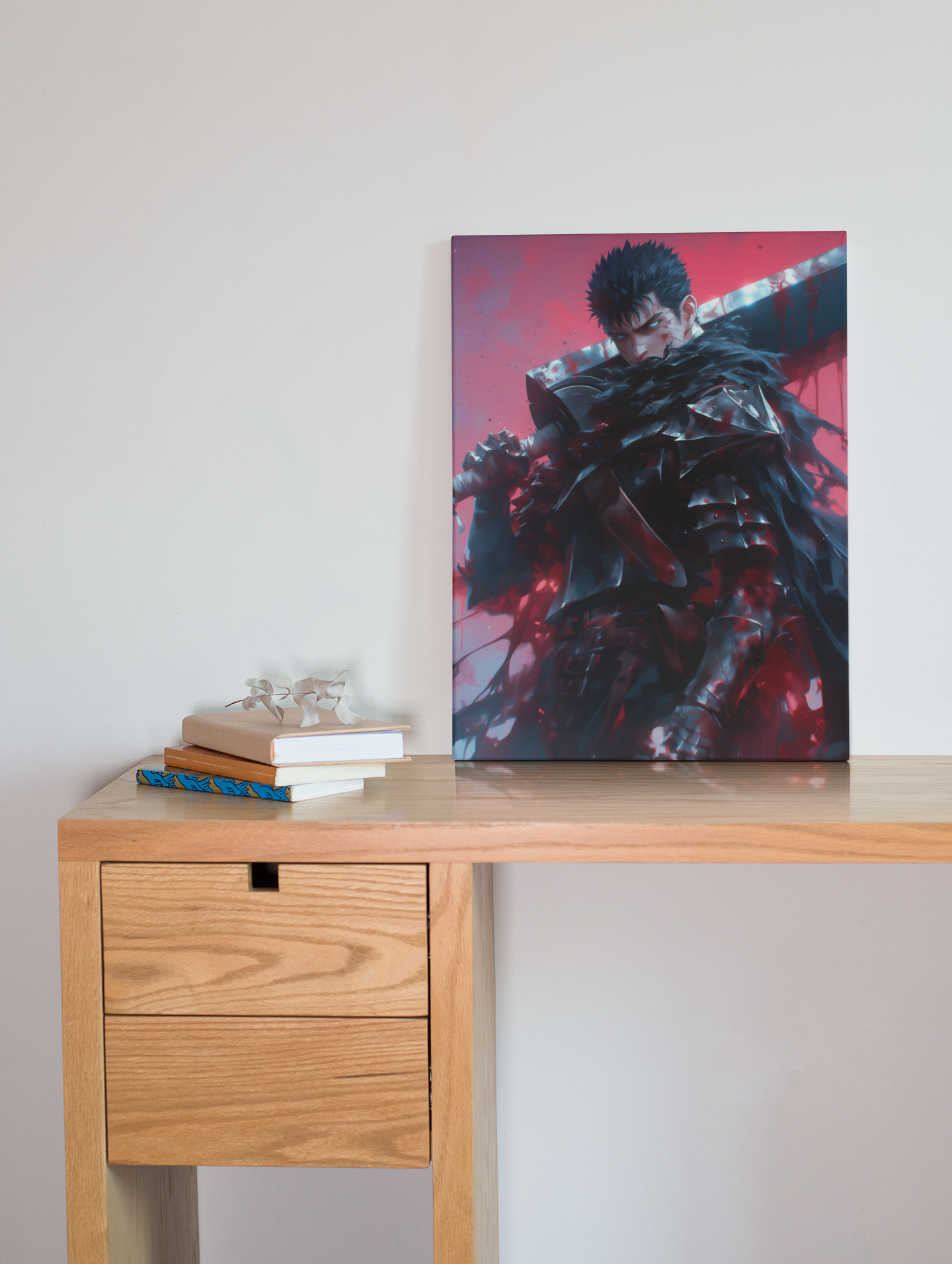 Berserk - Guts - My Struggle - Metal Anime Poster