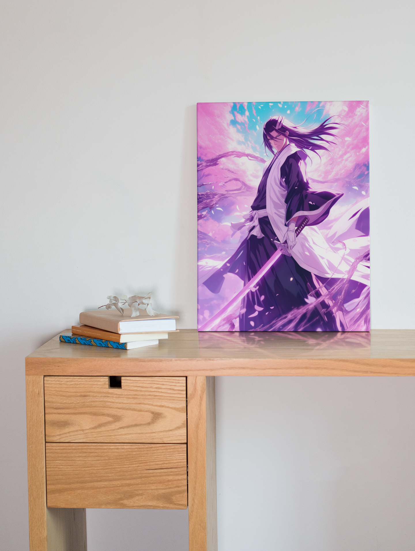 Bleach - Byakuya Kuchiki - Scatter - Metal Anime Poster