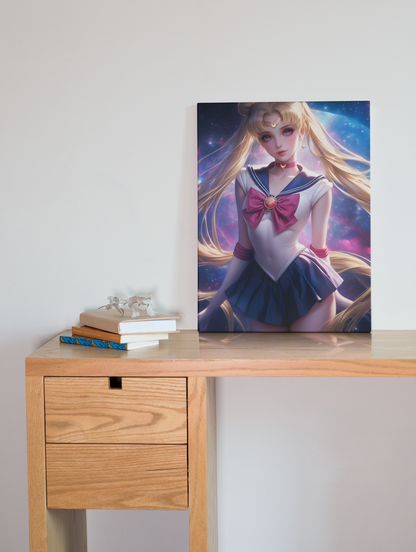 Sailor Moon - Usagi Tsukino - Moon Princess - Metal Anime Poster