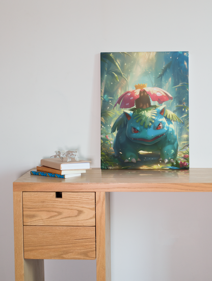 Pokemon - Venasaur - Evolution - Metal Anime Poster