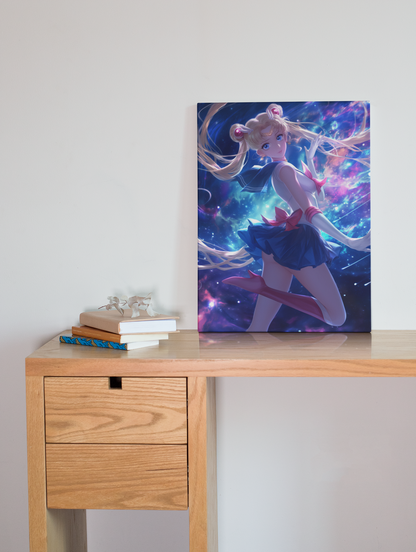 Sailor Moon - Usagi Tsukino - Moon Flare - Metal Anime Poster