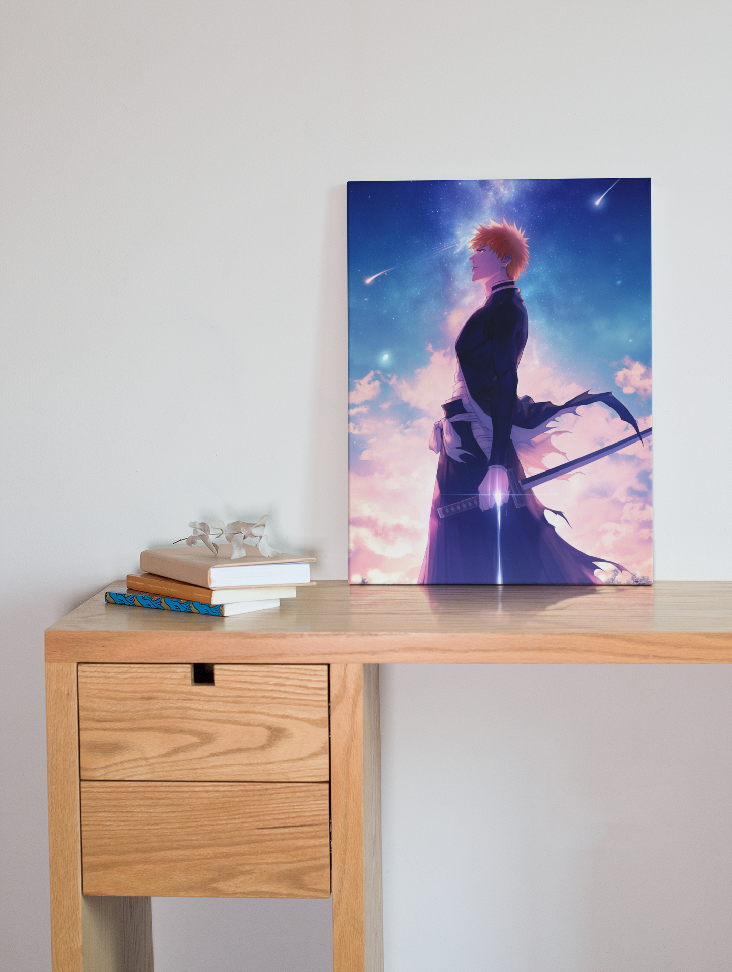 Bleach -  Kurosaki Ichigo - Quincy Light - Metal Anime Poster