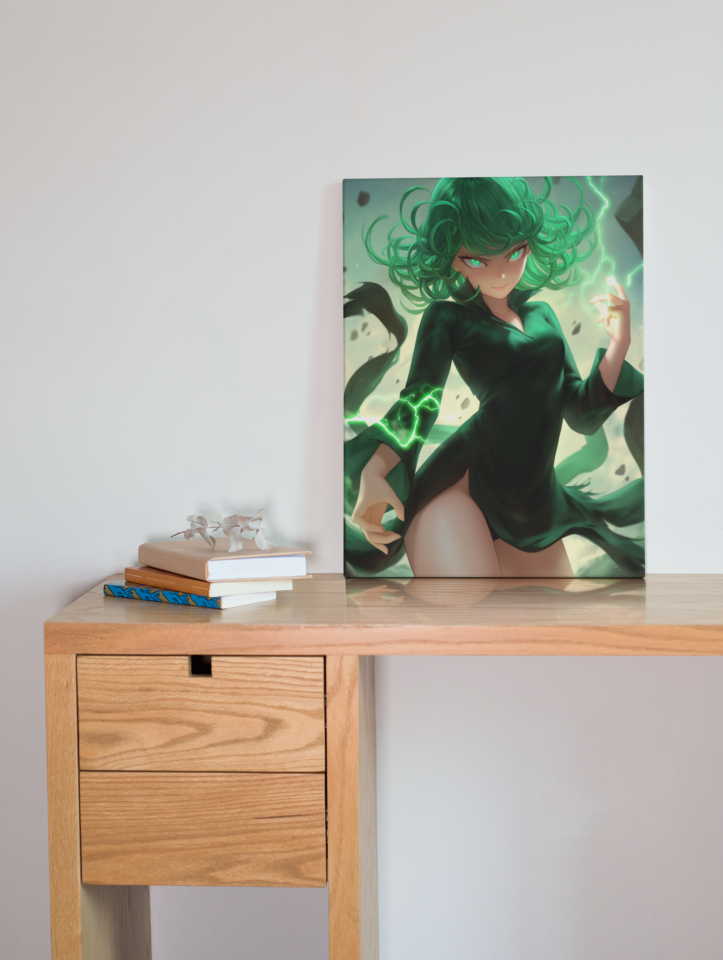 One Punch Man - Tatsumaki - Feel My Power - Metal Anime Poster