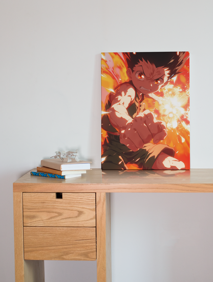 Hunter X Hunter - Gon Freecss - Jajanken - Metal Anime Poster