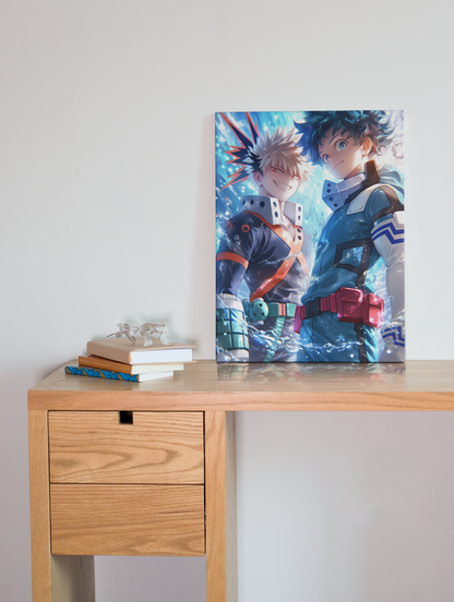 My Hero Academia - Katsuki Bakugo - The Dynamic Duo - Metal Anime Poster