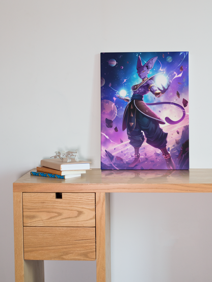 Dragon Ball - Beerus - Universe 7 - Metal Anime Poster