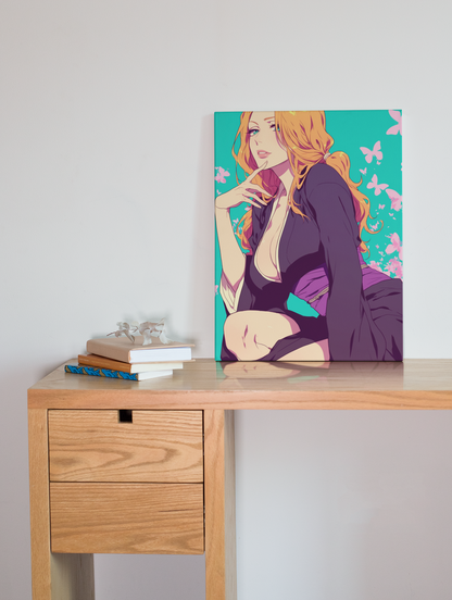 Bleach - Rangiku Matsumoto - Lover - Metal Anime Poster