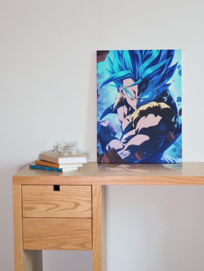 Dragon Ball - Gogeta Blue - Smash - Metal Anime Poster