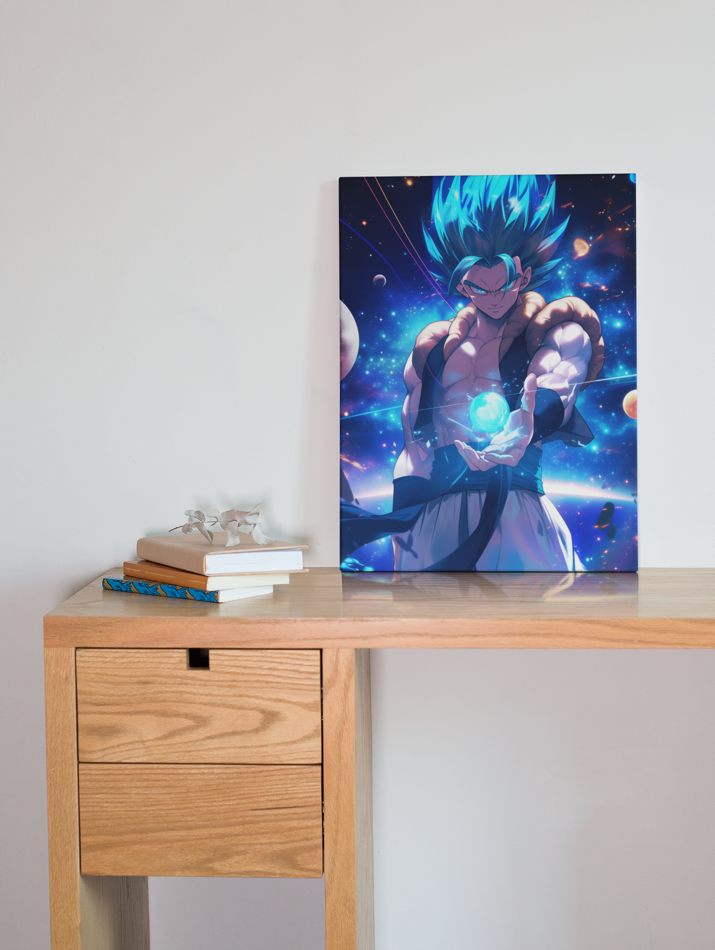 Dragon Ball - Gogeta Blue - Energy Ball - Metal Anime Poster