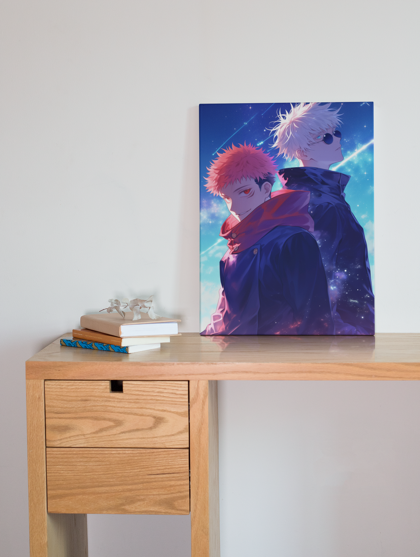 Jujutsu Kaisen - Yuji Itadori x Gojo - Teacher & Student - Metal Anime Poster