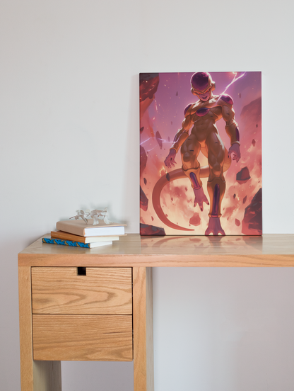 Dragon Ball - Frieza - Golden Destruction - Metal Anime Poster