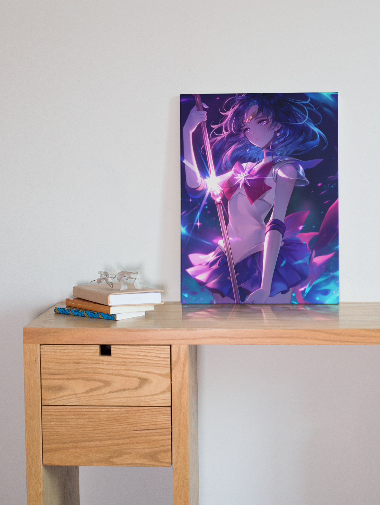 Sailor Moon - Hotaru Tomoe -  Saturn Queen - Metal Anime Poster