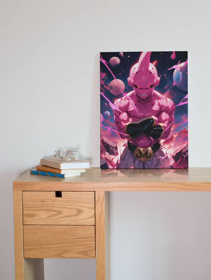 Dragon Ball - Majin Buu - Hungry for Power - Metal Anime Poster