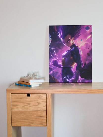 Dragon Ball - Ultra Ego Vegeta - The Prince - Metal Anime Poster