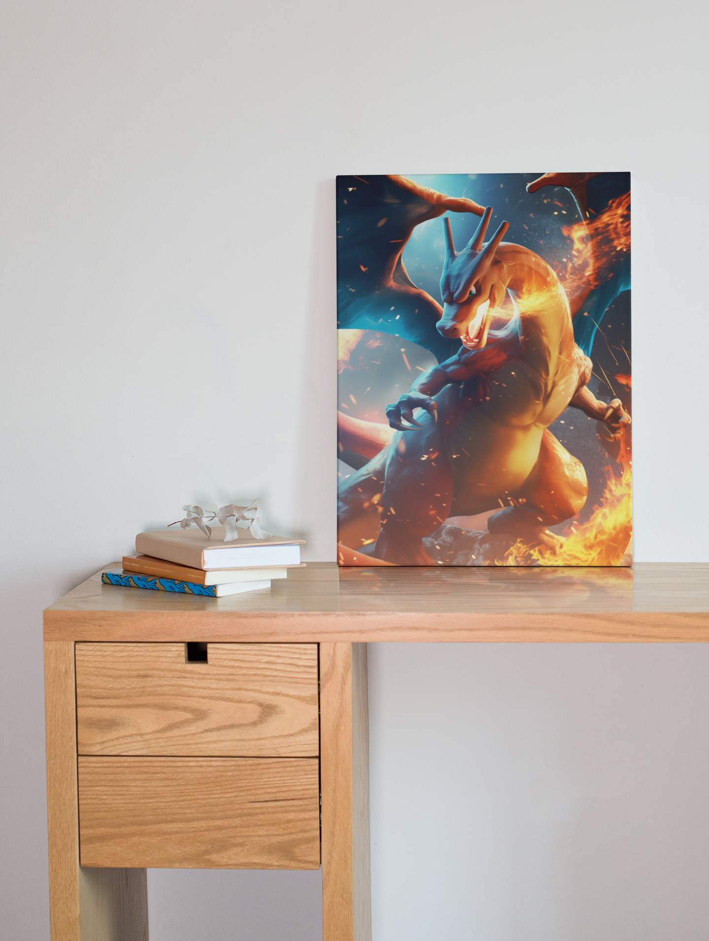 Pokemon - Charizard - Fire Type - Metal Anime Poster