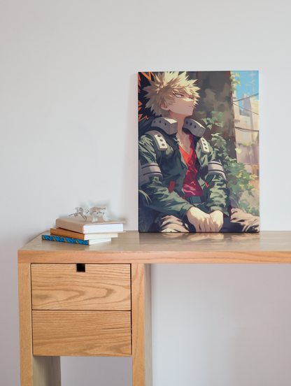 My Hero Academia - Katsuki Bakugo - My Decisions - Metal Anime Poster