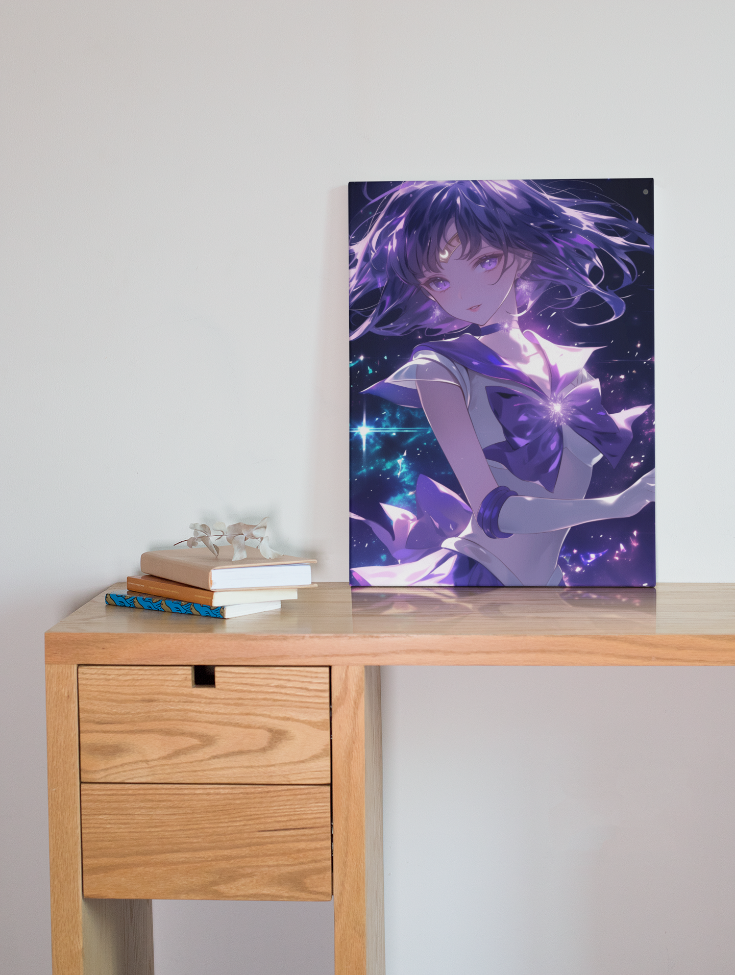 Sailor Moon - Hotaru Tomoe - Purple Princess - Metal Anime Poster