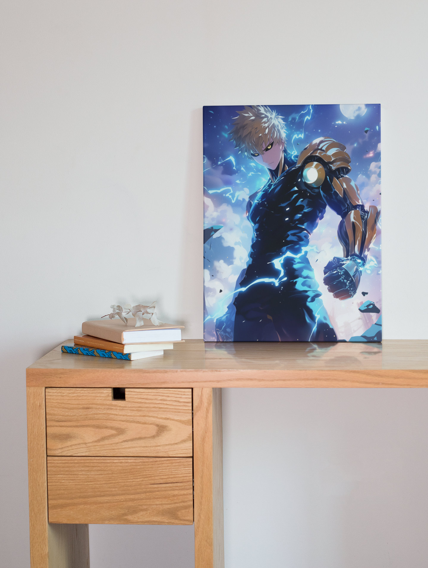 One Punch Man - Genos - Battle Ready - Metal Anime Poster