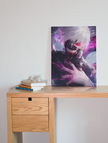 Tokyo Ghoul - Ken Kaneki - Knuckle Crack - Metal Anime Poster