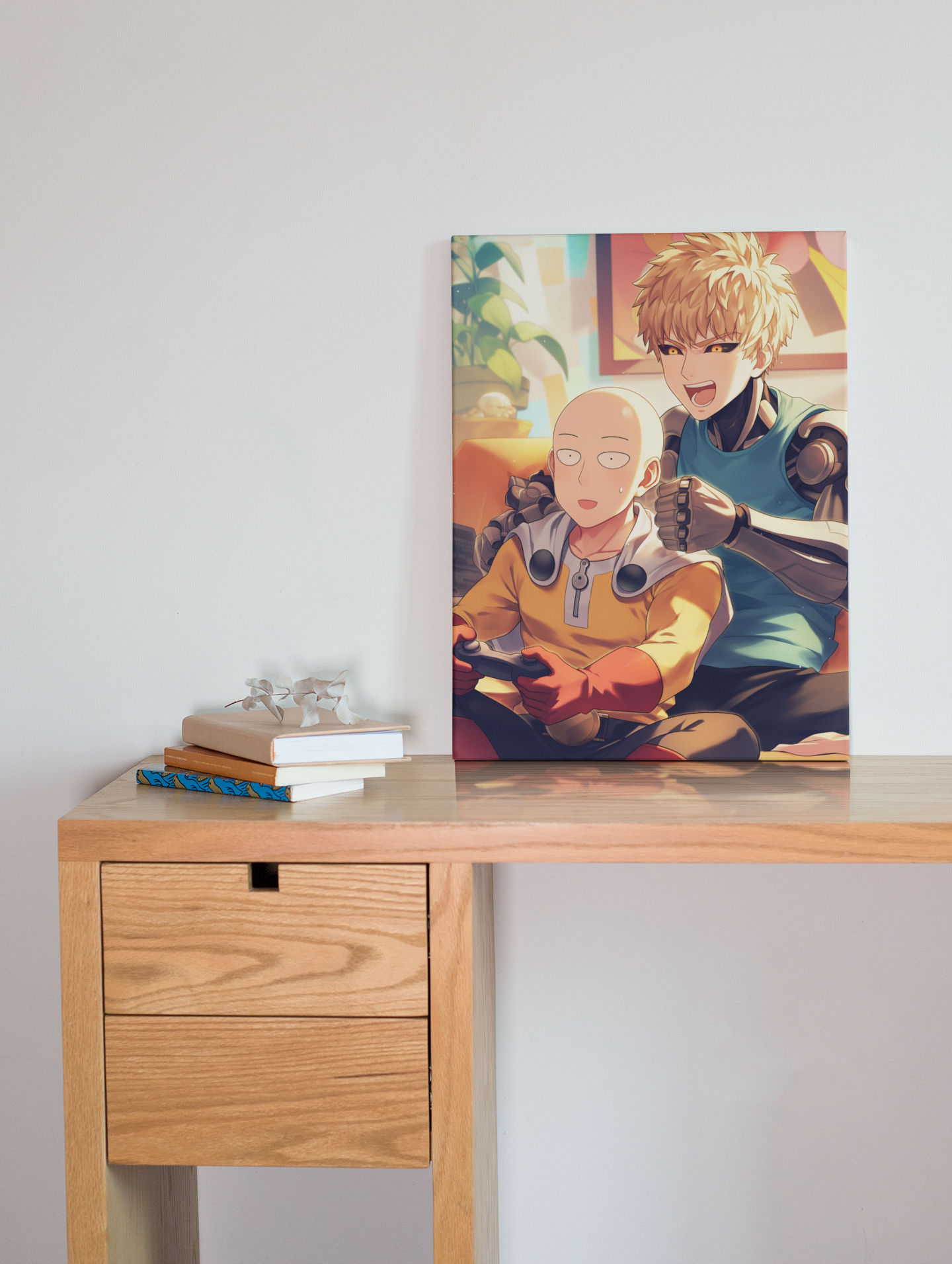 One Punch Man - Genos - Awkward - Metal Anime Poster