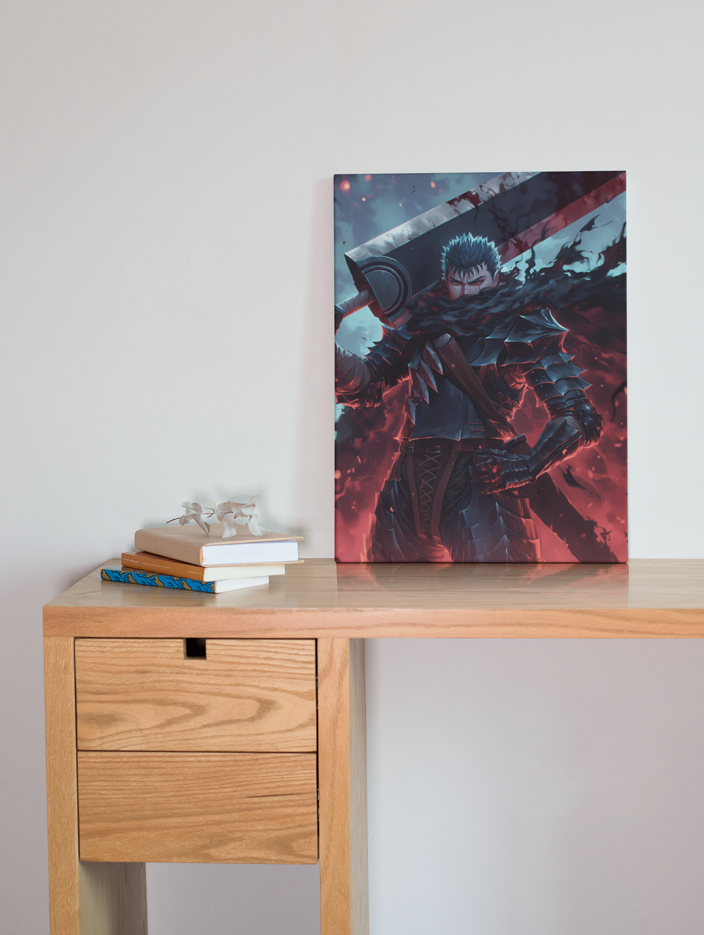 Berserk - Guts - Origins - Metal Anime Poster