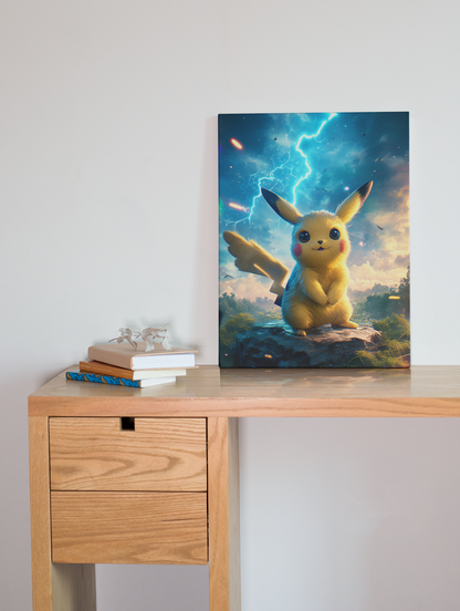 Pokemon - Pikachu - Fury Friend - Metal Anime Poster