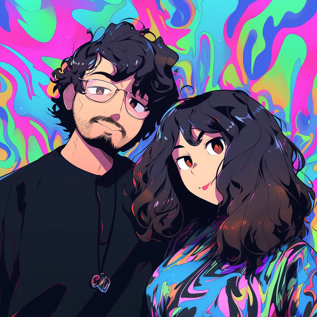 custom anime portrait, anime posters, anime portraits, mob psycho posters, mob psycho portraits, custom mob psycho portraits, custom mob psycho posters, customer photo, couple mob psycho portrait, couple mob psycho poster, couple anime portrait