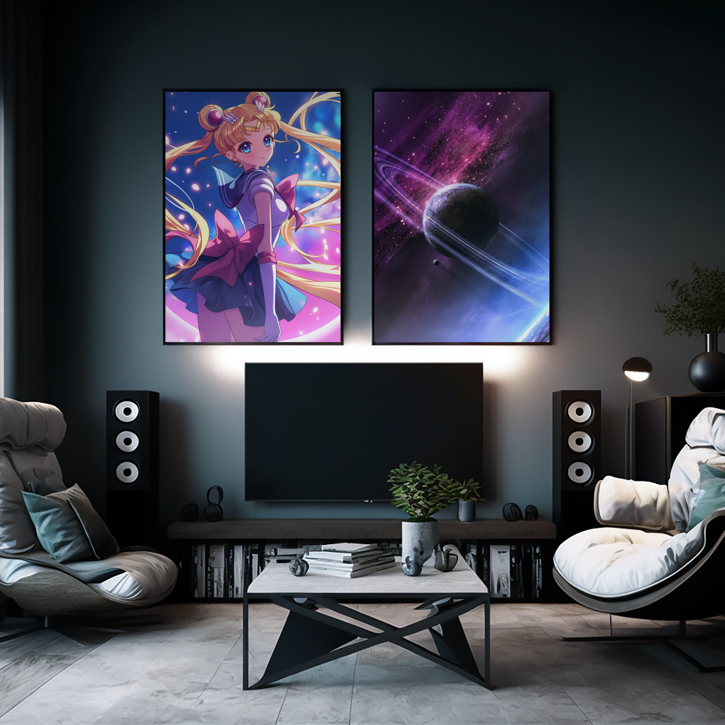 Sailor Moon - Usagi Tsukino - Sailor Moon - Metal Anime Poster