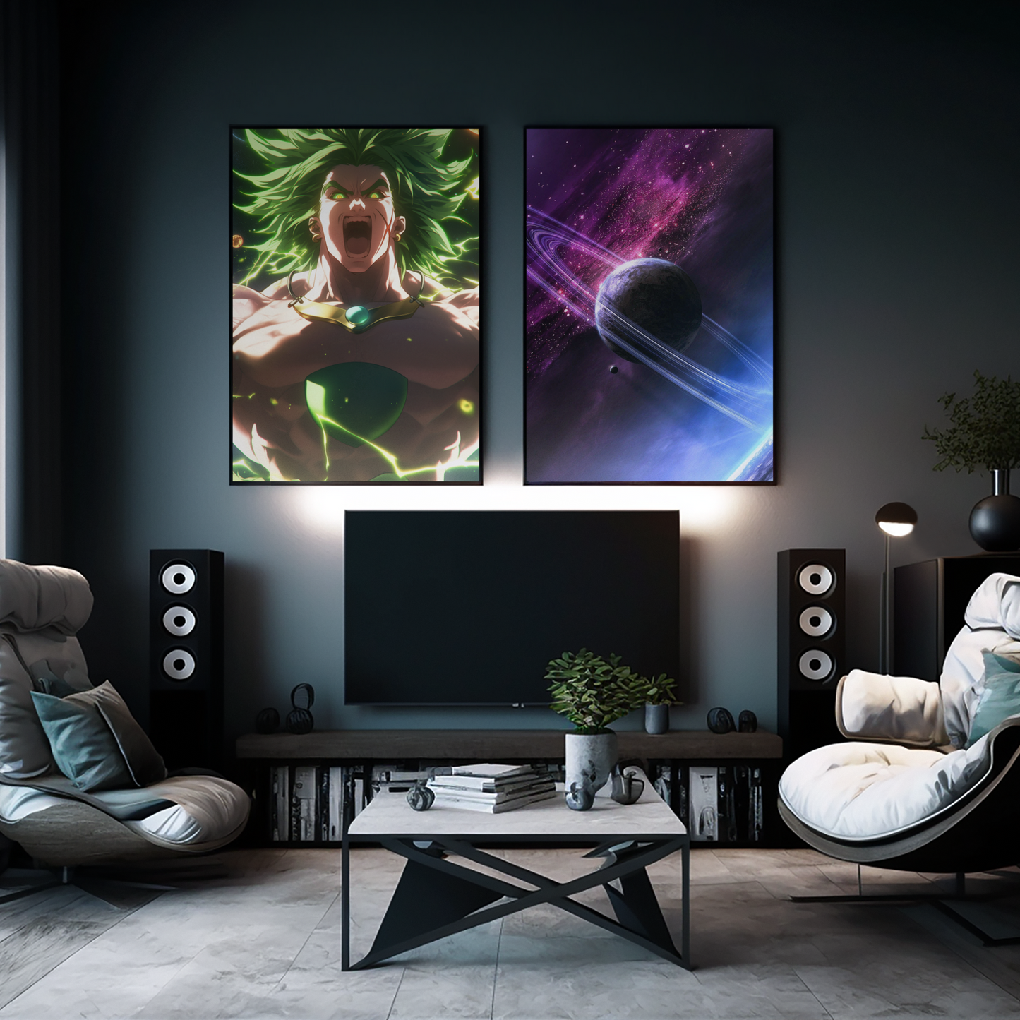 Dragon Ball - Broly - Saiyan Rage - Metal Anime Poster