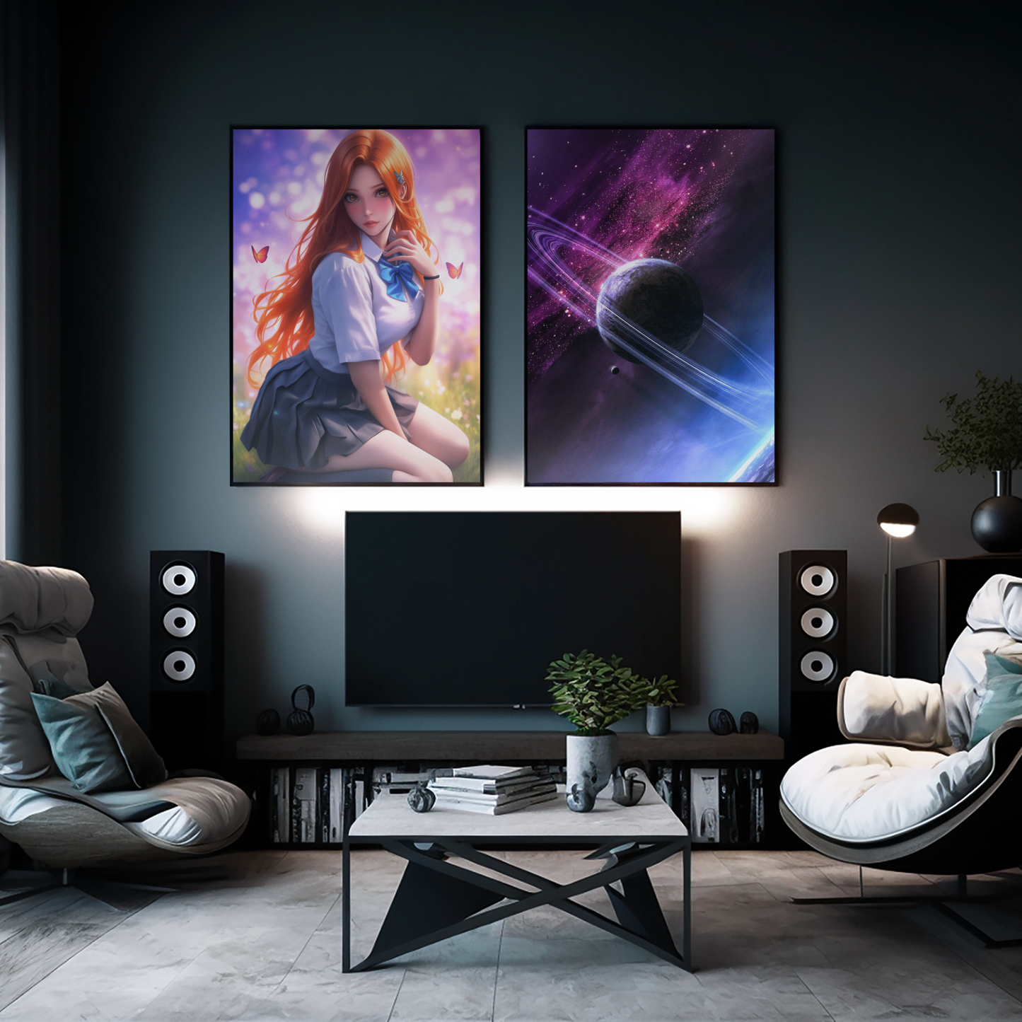 Bleach - Orihime Inoue - Majestic - Metal Anime Poster