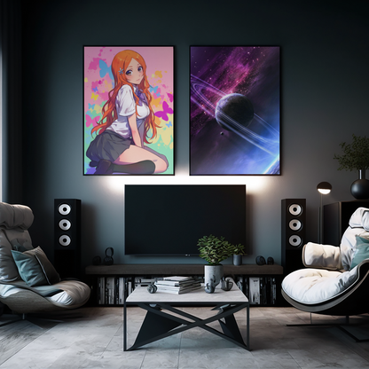 Bleach - Orihime Inoue - Healer - Metal Anime Poster