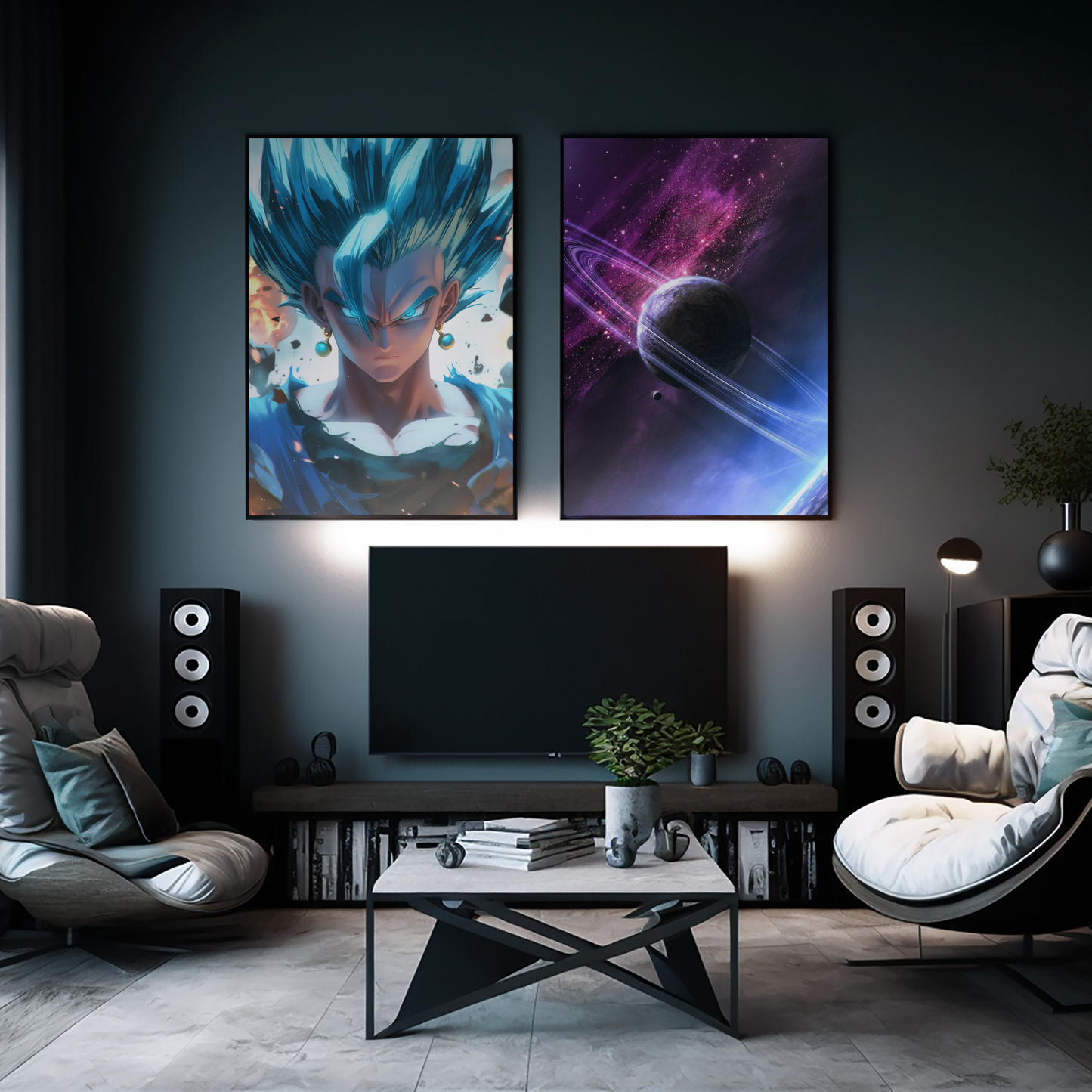 Dragon Ball - Vegito - A New Fusion - Metal Anime Poster