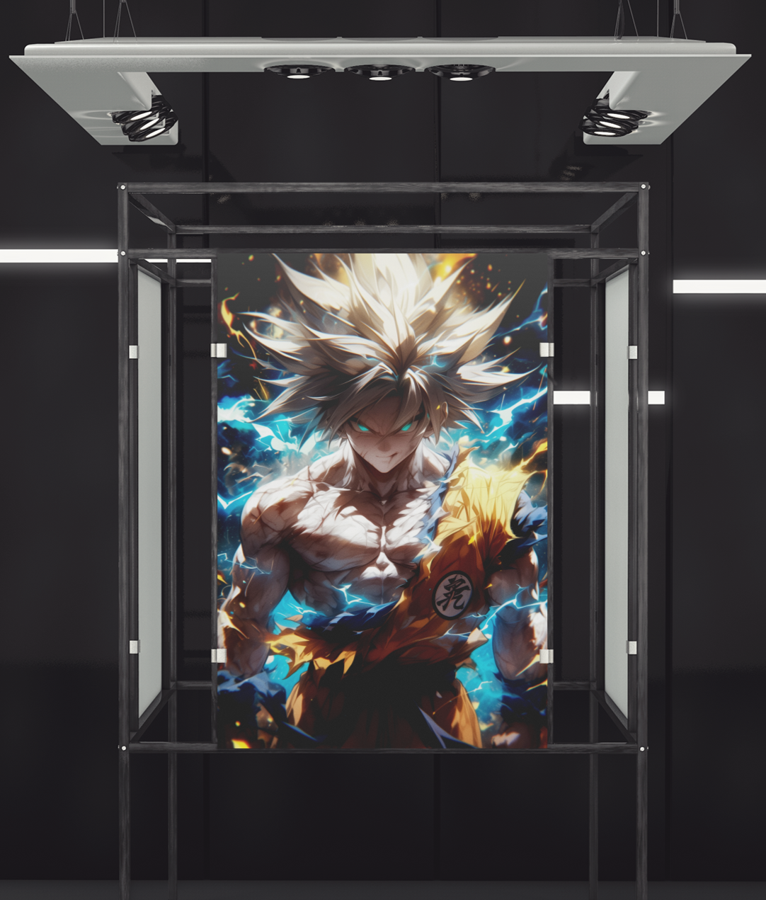 Anime Posters, Anime Metal Posters, custom anime posters, Dragon Ball Z Anime Poster, DBZ Metal posters, Goku Ultra Instinct, Goku Super saiyan posters, Vegeta, Vegito and Gohan Anime posters, Dragon Ball super posters