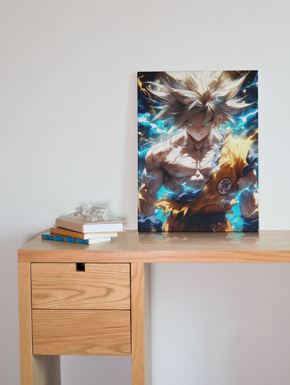 Anime Posters, Anime Metal Posters, custom anime posters, Dragon Ball Z Anime Poster, DBZ Metal posters, Goku Ultra Instinct, Goku Super saiyan posters, Vegeta, Vegito and Gohan Anime posters, Dragon Ball super posters