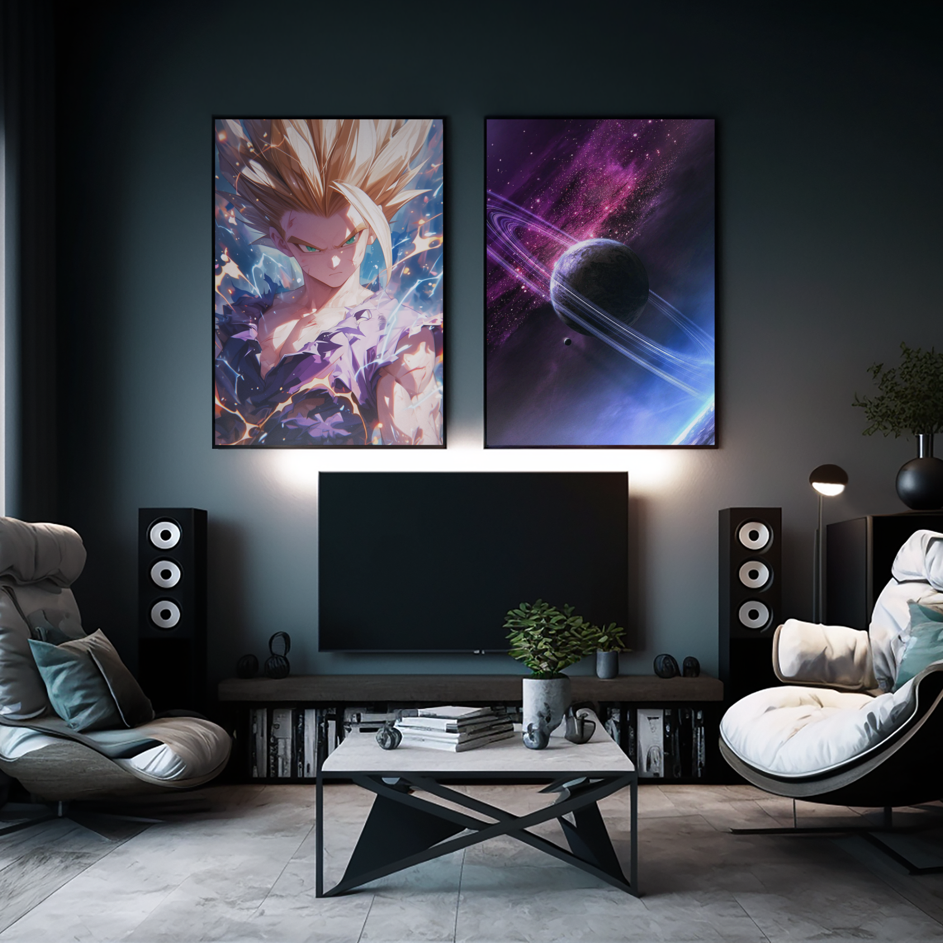 Anime Posters, Anime Metal Posters, custom anime posters, Dragon Ball Z Anime Poster, DBZ Metal posters, Goku Ultra Instinct, Goku Super saiyan posters, Vegeta, Vegito and Gohan Anime posters, Dragon Ball super posters, gotenks posters, DBZ kid trunks and goten