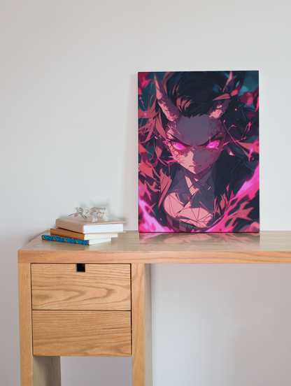 Demon Slayer - Nezuko - The Demon Within - Metal Anime Poster