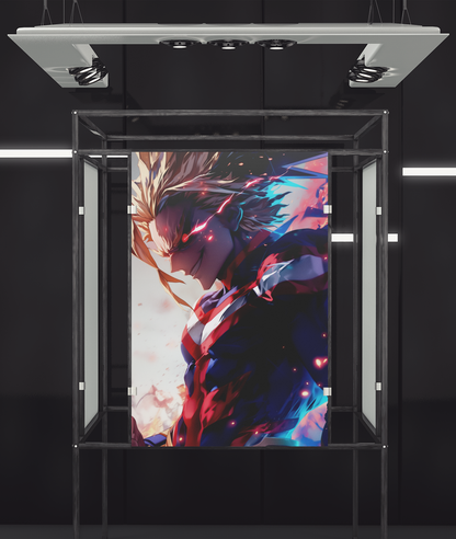 My Hero Academia - All Might - I Am The Strongest - Metal Anime Poster