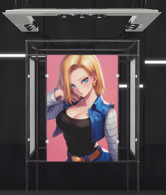 Dragon Ball - Android 18 - Pose - Metal Anime Poster